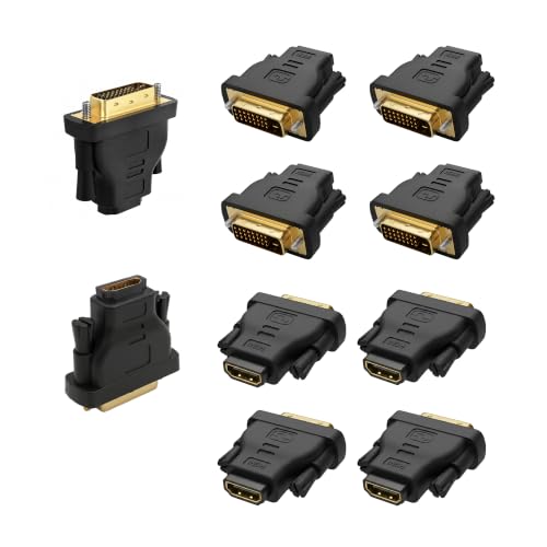 Adaptador HDMI DVI macho para solucionar problemas de conexión monitor pack de 10