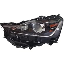 LED Headlight Assembly Compatible with 2017/2018/2019/2020Lexus IS300 IS350 Front Head Light Left Driver Side Replacement Headlamp Black Housing Clear Lens
