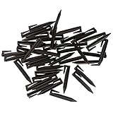 (100 Pcs) 3.3’’ Lawn Stake Kit Insert into Soil to Fix The Marginal Line, Garden Lawn Netting Camping Tent Home Gardening, Plastic Pegs for Installation Boundary Wire and Robot Lawn Mower