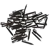 (100 Pcs) 3.3’’ Lawn Stake Kit Insert into Soil to Fix The Marginal Line, Garden Lawn Netting Camping Tent Home Gardening, Plastic Pegs for Installation Boundary Wire and Robot Lawn Mower