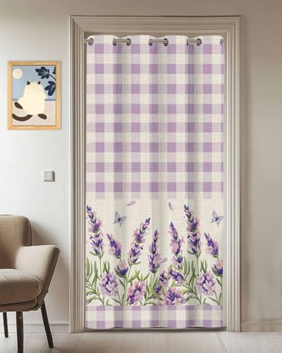 3点セットレースカーテン250cm丈バーガンディブラウン茶色パープル紫色