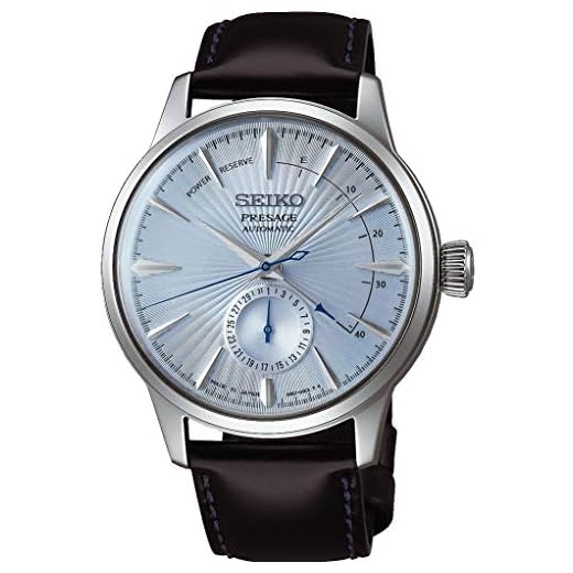 Relógio SEIKO Presage Power Reserve Ice Blue Cocktail Time "Sky Diving" SSA343J1