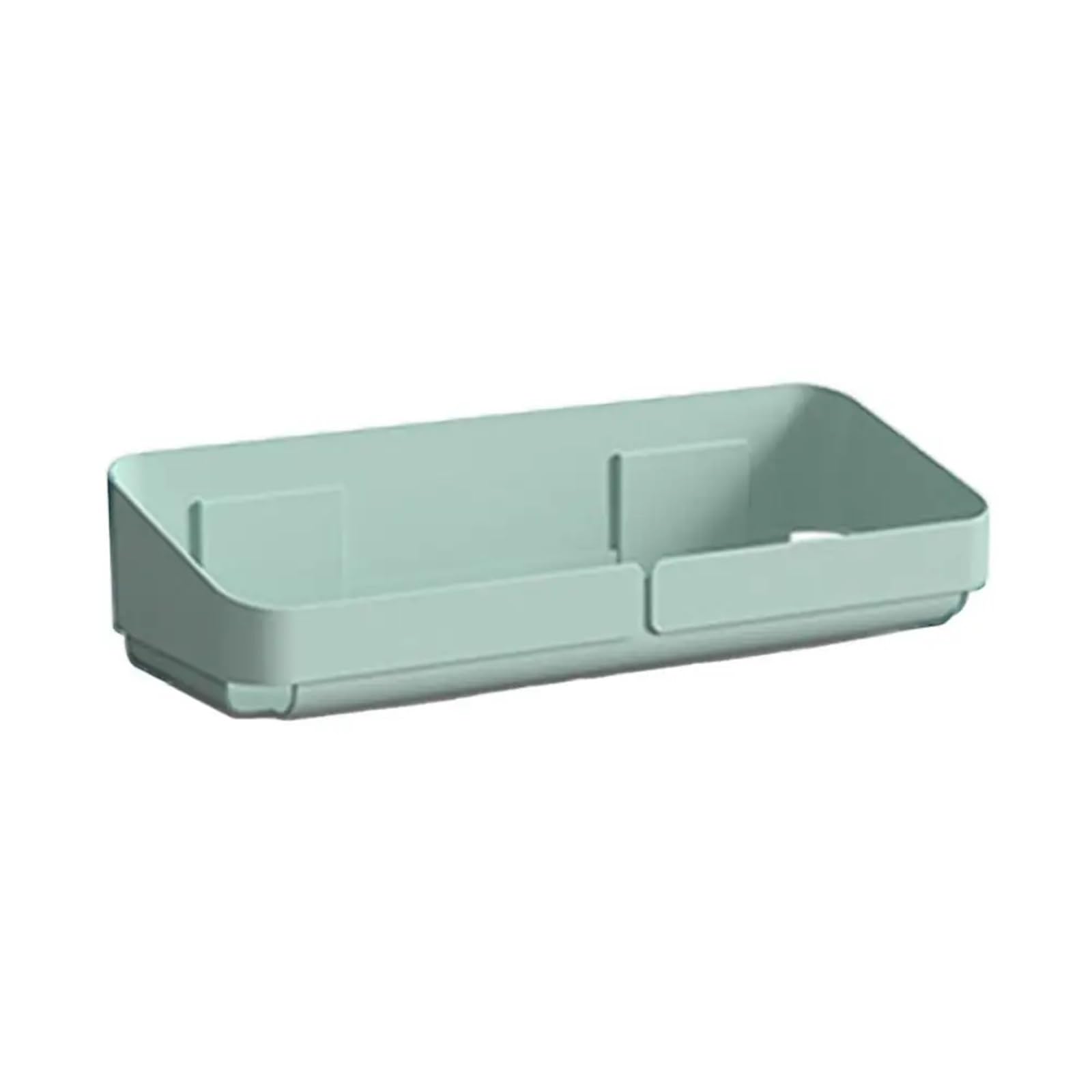 DHYUACN Shower Caddy Self Adhesive Bathroom Shelves Wall Mounted Storage Rack Box Toilet Washstand Punch Free Shampoo Holder Accessories(Light green,L)