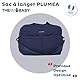 Thermobaby - Wickeltasche, gesteppt, Plumea, Tasche für Mutter und Baby, inklusive Wickelunterlage für Babys, Jungen und Mädchen, Schwangerschaft, praktisch für Ausflüge, nachtblau