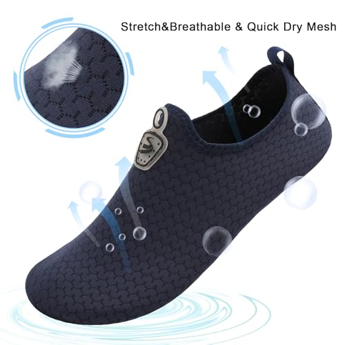 Image of Spesoul Womens Mens Water Shoes Quick Dry Beach Swim Shoes Barefoot Aqua Socks Outdoor Sand Socks for Pool River Diving