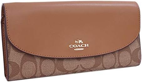 Amazon Coach コーチ シグネチャー シグネチャー 長財布 F54022 ベージュ 中古 Coach コーチ 財布