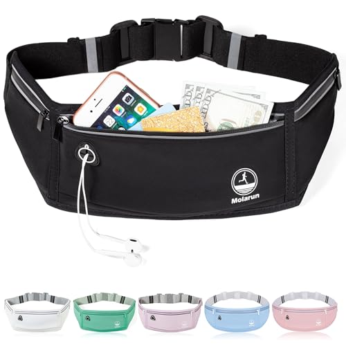 Slim Running Belt Fanny Packs for Women Men, Phone Holder