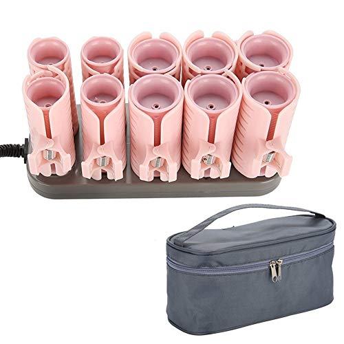 Hot Rollers Hair Curlers for Long, Medium and All Hair Rollers Hot Pod, 10pcs Professional Electric Heated Roller Electric Heated Curler Styling Tool[Upgrades ]