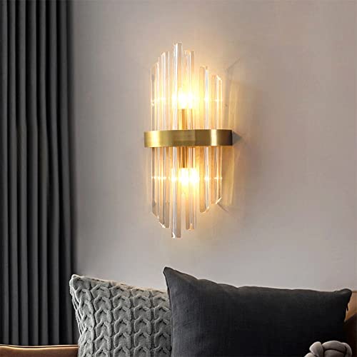 Aplique de pared para interior de cristal con diseño de lujo para comedor 5