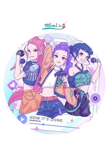 Oblea comestible compatible con Huntrix K-POP