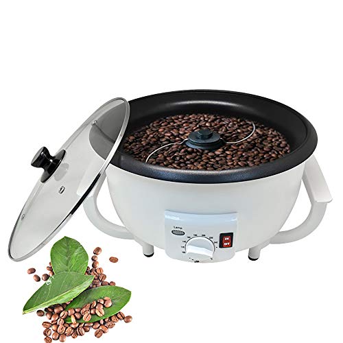 llcc Máquina De Tostado De Granos De Café para El Hogar,Máquina Tostadora De Granos De Café para El Hogar, Máquina Tostadora Multifunción Giratoria Antiadherente, 110V / 220V