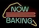 Queen Sense 17'x14' Now Baking Neon Sign Light Man Cave Bar Pub Beer Gift Neon Lamp A117NBG