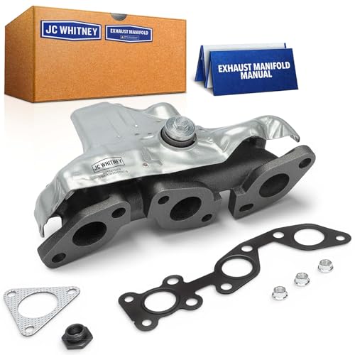 JC Whitney JFBAJCWEMD00018 Left Exhaust Manifold Kit - Compatible with Nissan Frontier 1999-2004, Xterra 2000-2004 - 3.3L Cyl.6