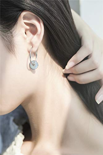 Boucles d'oreilles double rondes argent 925, le cadeau idéal pour elle