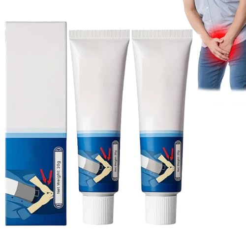 Crema de alivio, crema de alivio para hombres, humectante suave para la rutina de cuidado de la piel masculina (2pcs)