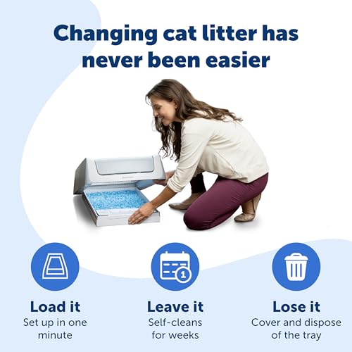 image for PetSafe ScoopFree Disposable Crystal Cat Litter Tray - Easy Cleaning B