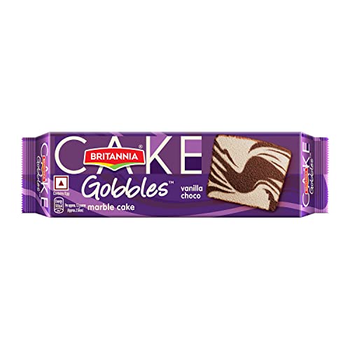 Image of Britannia Gobbles Cake Marble Cake Choco Vanilla, 30 g