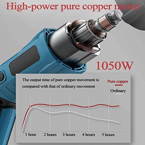 Heavy Duty Meat Cutting Machine, 180° Rotatable Bone Saw, 6-Speed Butcher Slicer for Home & Restaurant, Powerful 900W/1300W Electric Cutter, Blue/Red