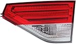 Evan-Fischer Tail Light Assembly Compatible with 2014-2017 Honda Odyssey Inner - CAPA Passenger Side