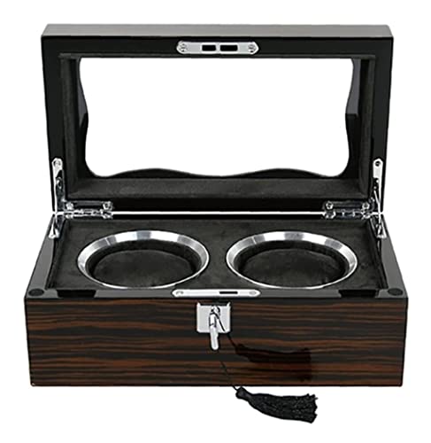 Boîte de montre stockage surveillance 2 slots et remonte-montre automatique