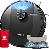 Ultenic Robot Aspirapolvere 5000 Pa aspirazione, aspirazione e robot tergicristallo con navigazione LiDAR