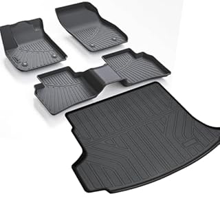 LJWAITO Floor Mats & Cargo Liners for 2021-2024 2025 Buick Envision 5 Seats,TPE All Weather Protection Car Floor Mats with Trunk Mat