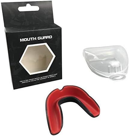 PHCOMRICHMouth Guard MMA Boxing Mouthguard Braces for Sports Football Bruxism Basketball Battle Teeth Protection with Case