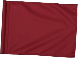 BESPORTBLE Monochrome Mini Golf Practice Flag Red Durable Marker for Putting Easy to Mount for Use and Golf Training