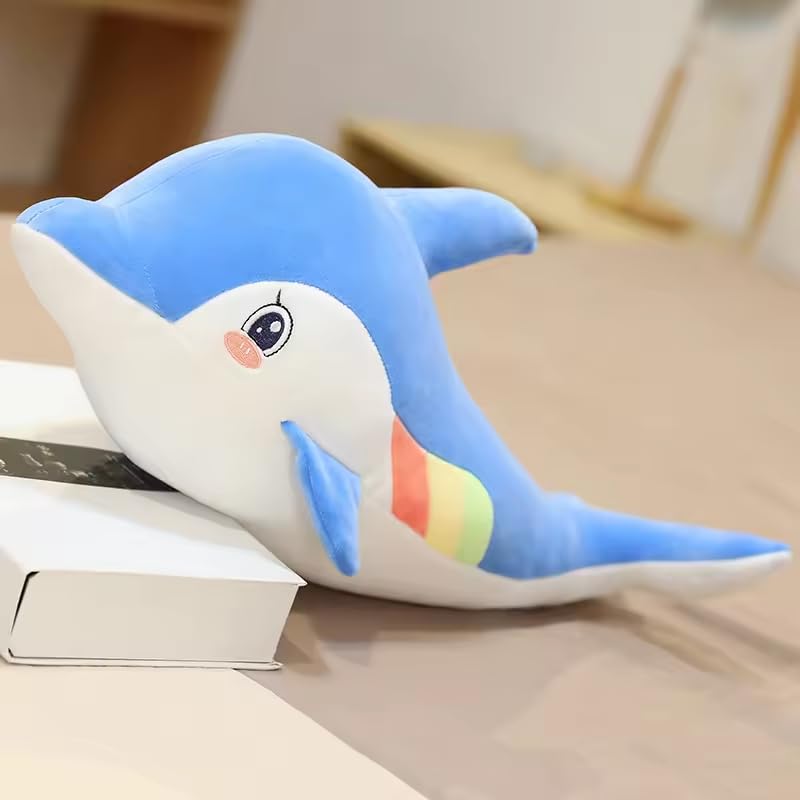 SCOOBA Super Soft Spandex Cute Aquatic Dolphin Plush Stuffed Toy, 50cm Length, for Baby Girl and Boy, Suitable Gift Pack of 1 (B0D9H54K34) Amazon Price History, Amazon Price Tracker