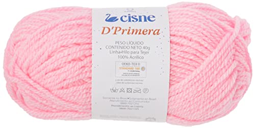 Lã Para Tricô Cisne D'primera 40g Rosa Bebe