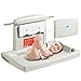 VEVOR Wall-Mounted Baby Changing Station, Horizontal Foldable Diaper Change Table with Safety Straps and Hanging Rods, Use in Commercial Bathrooms, Daycare Centers for Newborns & Infant