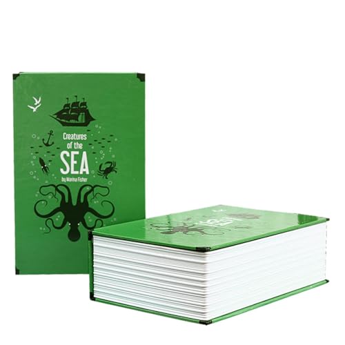 Buchtresor mit Zahlenschloss, Buchsafe Zahlenschloss, tragbarer Umleitungsbuchtresor, Passwort-Code-Buch mit verstecktem Geheimfach für Schmuck, Geld und Bargeld