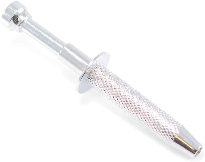 Piercing Ball Grabber Tool Pick Up Tool with 4 Prongs Holder Diamond Claw Tweezers Small Parts Chips Gems Prong Tweezer Surgical Stainless Ball Grabber Holder Piercing Tool Jewelry Making Tool