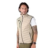 Ellobird Mens Lightweight Puffer Vest Men Work Hiking Casual Winter Cotton Quilted Jacket Workwear