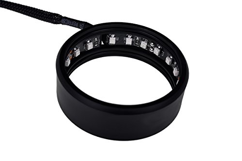Preisvergleich Produktbild Alphacool Aurora LED Ring 50mm - Weiß LED-Streifen, schwarz