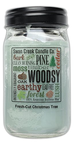 Swan Creek Candle Co. Fresh Cut Christmas Tree 24 oz Jar (6 Pack) by Swan Creek Candle