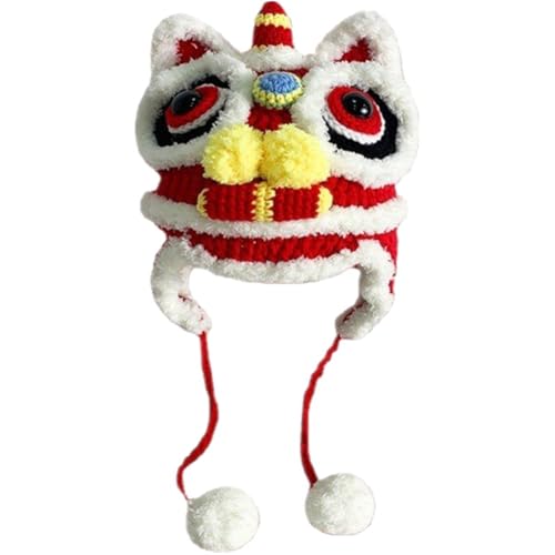 Gorro de invierno Fituenly de algodón con orejeras y diseño de animal 2