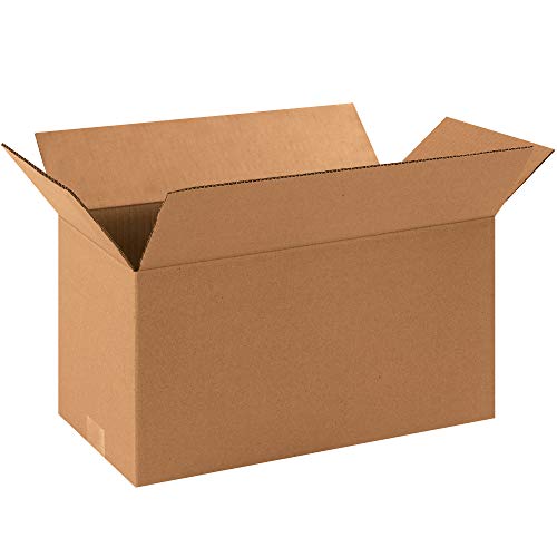 Aviditi 1688 Long Corrugated Cardboard Box 16" L X 8" W X 8" H, Kraft, For Shipping, Packing And Moving (Pack Of 25) #TOP13