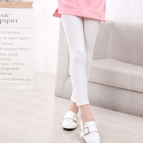 6 Pack Girls Basic Leggings Cotton Baby Girls' Leggings Soft Footless Stretchy Tights Pants2