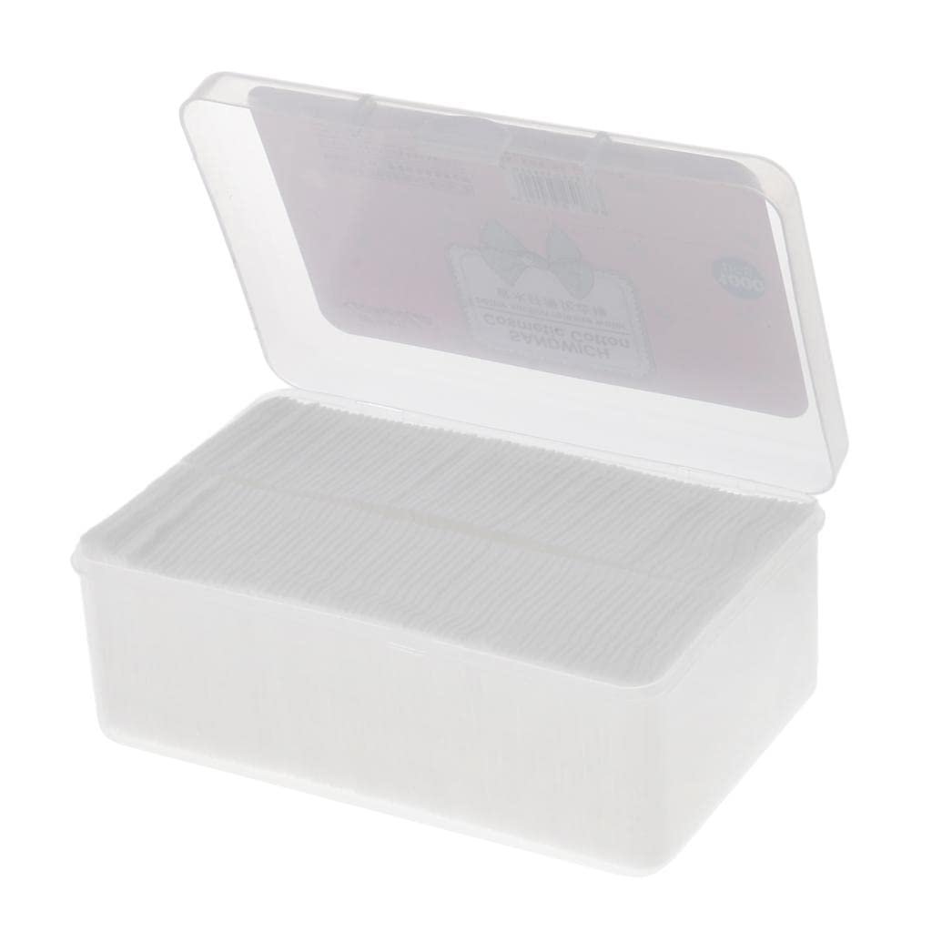 Enakshi® 1000pcs/Set Makeup Cotton Pads Squares, Face Cleaning Wipe Tissue Nail Art Remover Cleanser Pads Organic|Collectibles-picture-33