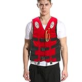 S-XXXL Polyester Schwimmweste für Erwachsene Universal Schwimmen Bootfahren Skiweste