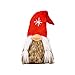 SUSHUN Natale cappello lavorato a maglia Nano a pelo lungo gnomo bambola ornamenti carino cartone animato nano A #33 * 11 * 7