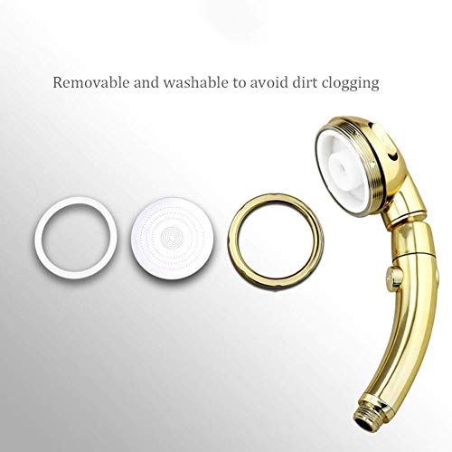 Pommeau de douche à main résistant avec support réglable en métal - 6