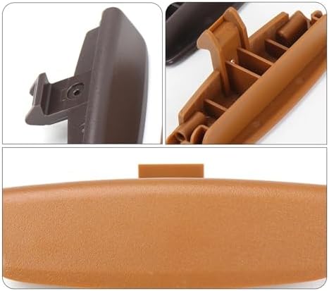 Car Glove Box Handle Cover Lid Lock Toolbox Glove Boxes Cover Switch Glove Box Handle(Brown)