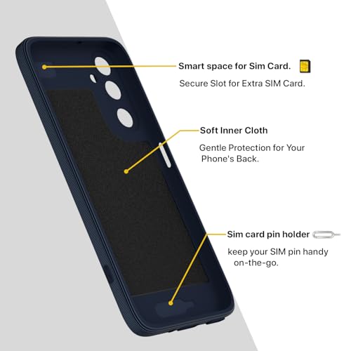 Image of Pikkme Back Cover for Samsung Galaxy M17 5G / A17 5G / F17 5G Soft Matte Silicone Mag-Safe Design (Mag-Safe Not Support) Camera Protection | Slim Fit Bumper Cover (Blue)