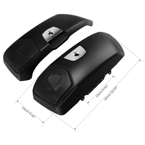 TCT-MOTORPARTS Matte Black Saddlebag Lids Cover Fits for Indian Chieftain Limited Dark Horse 2019-2025 Chieftain Limited Roadmaster Limited 2021-2025 miniatura 4
