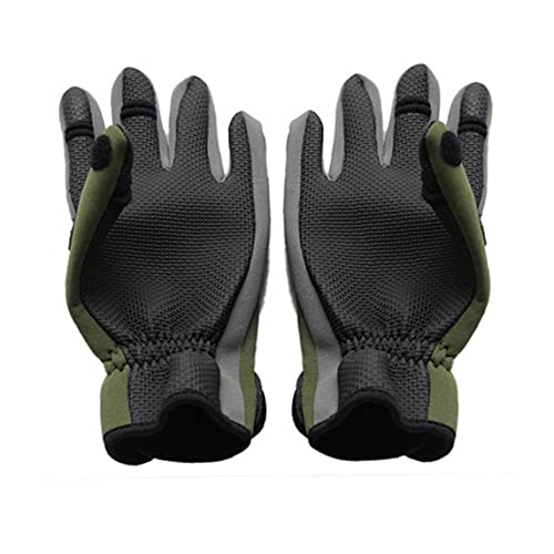 Winter Outdoor Handschoenen Vissen Handschoenen 3 Snijden Vingers Sporthandschoenen Waterdicht Winddicht Anti-slip… - Afbeelding 4