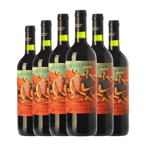 Les Cousins L’Inconscient Priorat Crianza: Caja de 6 Botellas de Vino Tinto 75cl Les Cousins L’Inconscient Priorat Crianza: Caja de 6 Botellas de Vino Tinto 75cl