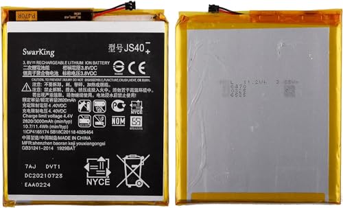 SwarKing Replacement Battery JS40 Compatible with Motorola Z3 Play/XT1929 with Toolkit