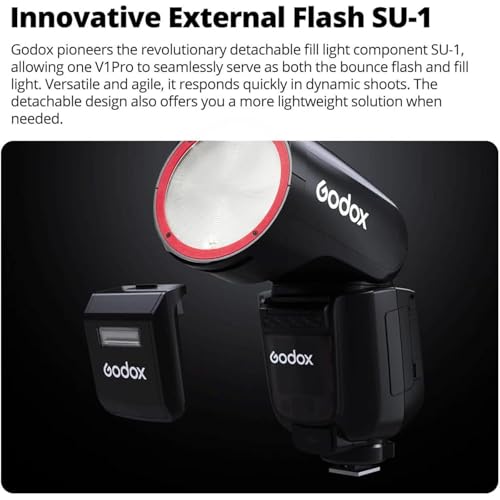 Image of Godox V1 Pro O V1Pro O Round Head Camera Flash for Olympus Panasonic Flash